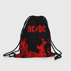 Мешок для обуви AC DC огненный стиль
