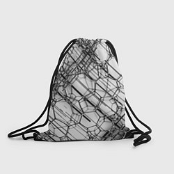 Рюкзак-мешок Зеркальные узоры, цвет: 3D-принт