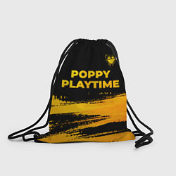 Рюкзак-мешок Poppy Playtime - gold gradient посередине, цвет: 3D-принт