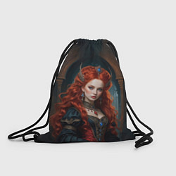 Рюкзак-мешок Рыжая принцесса, цвет: 3D-принт