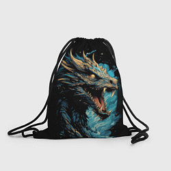 Рюкзак-мешок Дракон символ 2024, цвет: 3D-принт