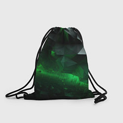 Мешок для обуви Асимметрия зеленого узора