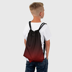 Рюкзак-мешок Градиент от тёмного до тёмно красного, цвет: 3D-принт — фото 2