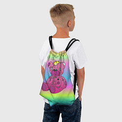 Рюкзак-мешок Медвежонок Лил Пип, цвет: 3D-принт — фото 2