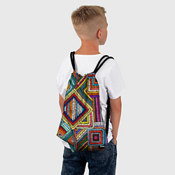 Рюкзак-мешок Этнический узор вышивка, цвет: 3D-принт — фото 2