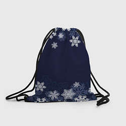 Рюкзак-мешок Воздушные снежинки, цвет: 3D-принт