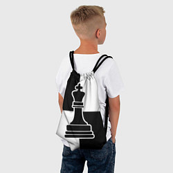 Рюкзак-мешок Шахматы - ферзь, цвет: 3D-принт — фото 2