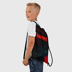 Рюкзак-мешок Fortnite неон эпик, цвет: 3D-принт — фото 2