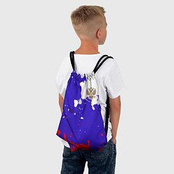 Рюкзак-мешок Российский герб на триколоре, цвет: 3D-принт — фото 2