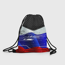 Рюкзак-мешок Стёганные ромбы: русский хакер, цвет: 3D-принт