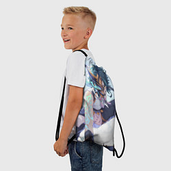 Рюкзак-мешок Genshin Impact Сяо Xiao Mask, цвет: 3D-принт — фото 2