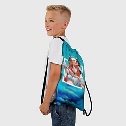 Рюкзак-мешок Нилу танцовщица, цвет: 3D-принт — фото 2