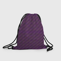 Мешок для обуви Фиолетовая текстура саржевого переплетения
