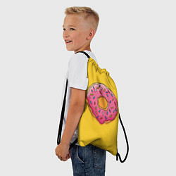 Рюкзак-мешок Пончик Гомера, цвет: 3D-принт — фото 2