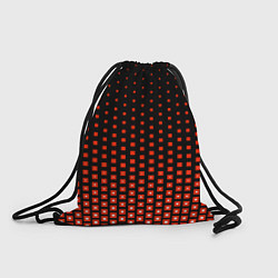 Рюкзак-мешок Красные квадраты, цвет: 3D-принт