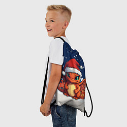 Рюкзак-мешок Новогодний дракоша 2024, цвет: 3D-принт — фото 2