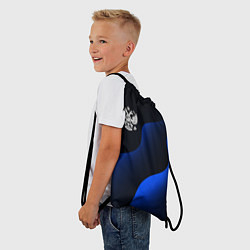 Рюкзак-мешок Герб РФ - глубокий синий, цвет: 3D-принт — фото 2
