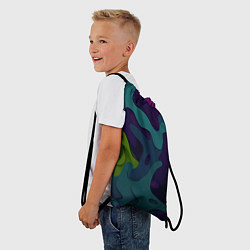 Рюкзак-мешок Неопределенный яркий камуфляж, цвет: 3D-принт — фото 2