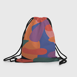 Рюкзак-мешок Цветные кляксы, цвет: 3D-принт