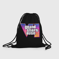 Рюкзак-мешок Grand Theft Auto 6, цвет: 3D-принт