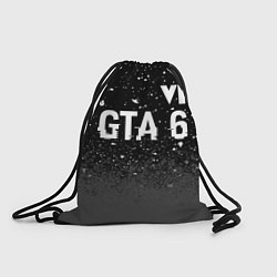 Рюкзак-мешок GTA 6 glitch на темном фоне посередине, цвет: 3D-принт