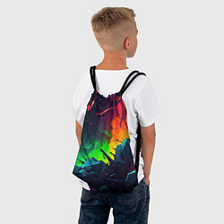 Рюкзак-мешок Яркие пятна абстракции, цвет: 3D-принт — фото 2