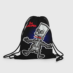 Рюкзак-мешок Барт Симпсон под электричеством, цвет: 3D-принт