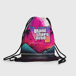 Рюкзак-мешок GTA 80s style, цвет: 3D-принт
