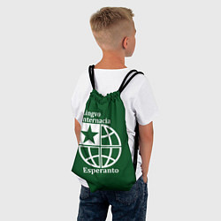 Рюкзак-мешок Эсперанто-международный язык, цвет: 3D-принт — фото 2