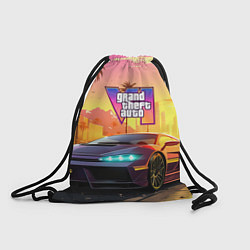 Рюкзак-мешок Auto GTA 6, цвет: 3D-принт