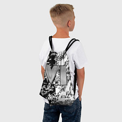 Рюкзак-мешок GTA 6 чб, цвет: 3D-принт — фото 2