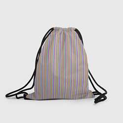Рюкзак-мешок Тонкие полосы бледные цвета, цвет: 3D-принт