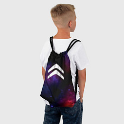 Рюкзак-мешок Citroen space, цвет: 3D-принт — фото 2