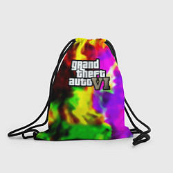 Рюкзак-мешок Gta6 неоновый огонь вайстити, цвет: 3D-принт