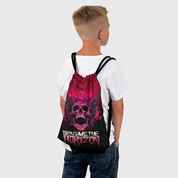 Рюкзак-мешок Bring Me the Horizon - rock band, цвет: 3D-принт — фото 2