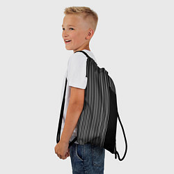 Рюкзак-мешок Visual zebra stripes, цвет: 3D-принт — фото 2