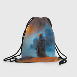 Рюкзак-мешок Бродячий футуристичный рыцарь, цвет: 3D-принт