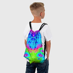 Рюкзак-мешок Tie-Dye abstraction, цвет: 3D-принт — фото 2
