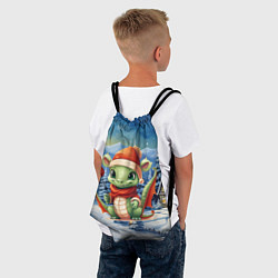 Рюкзак-мешок Малыш милый дракон 2024 года, цвет: 3D-принт — фото 2