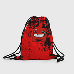 Рюкзак-мешок Super Meat Boy краски, цвет: 3D-принт