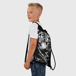 Рюкзак-мешок Тигр с винтовкой, цвет: 3D-принт — фото 2