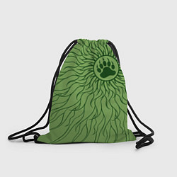 Рюкзак-мешок Солнце и медвежья лапа, цвет: 3D-принт