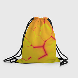 Рюкзак-мешок Плиты желтые броня, цвет: 3D-принт