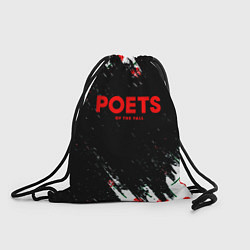 Мешок для обуви Poets of the fall розы лого краски