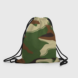 Рюкзак-мешок Камуфляжная текстура, цвет: 3D-принт
