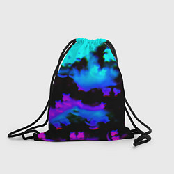 Рюкзак-мешок Marshmello neon space, цвет: 3D-принт