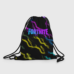 Рюкзак-мешок Fortnite неоновый шторм абстракция, цвет: 3D-принт