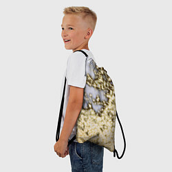 Рюкзак-мешок Магический серо-золотой, цвет: 3D-принт — фото 2