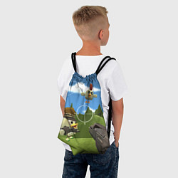 Рюкзак-мешок Чикен Ган - бой, цвет: 3D-принт — фото 2