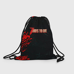 Рюкзак-мешок 7 Days to Die краски текстура, цвет: 3D-принт